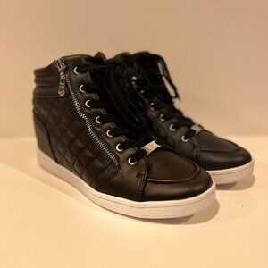 G By Guess Women's Shoes Black High Top Casual Shoes Size 8.5